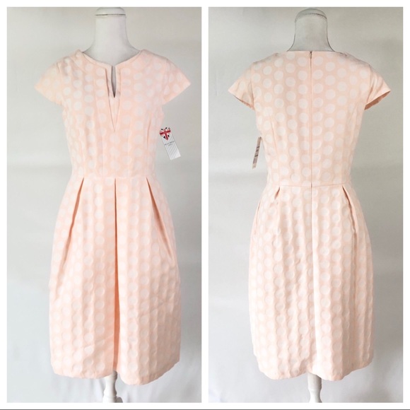Helene Berman Dresses & Skirts - NWT Helene Berman pink polka dot dress pockets 8